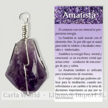 AMETHYST. Silverplated...