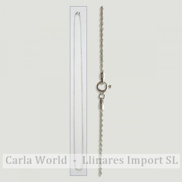 Silver chain. Models 26. 50cm.