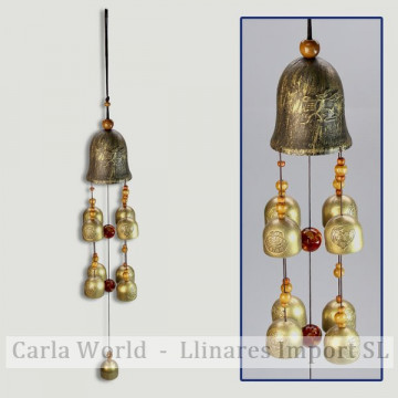 Mobile 10 Metal Bells 7x7 / 3x3. Length 51cm