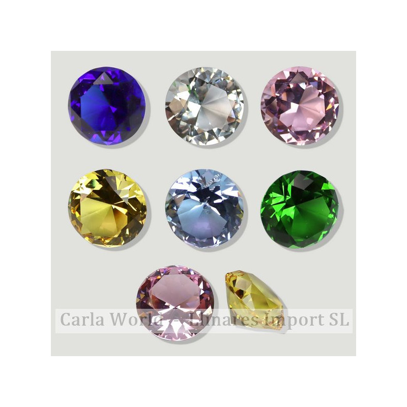 Artesanato de cristal de diamante. Cores sortidas. 5cm. Artesanato de cristal de diamante. Cores sortidas. 5cm.