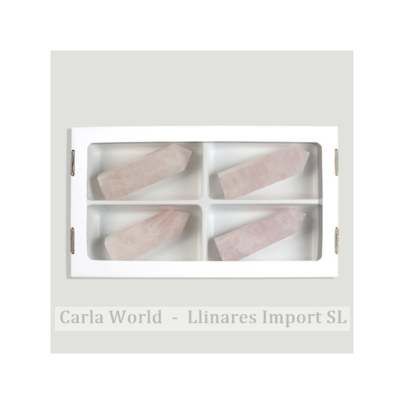 Rose Quartz Points. 100-125gr. (Al 4). Rose Quartz Points. 100-125gr. (Al 4).