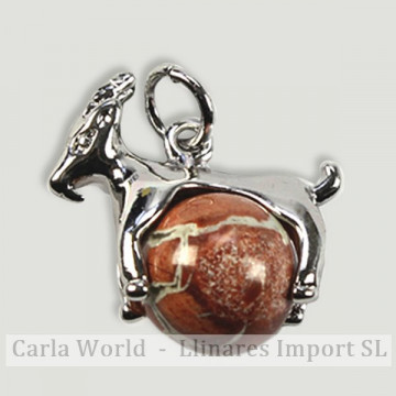 REPLACEMENT. Mineral ball pendant. ARIES.