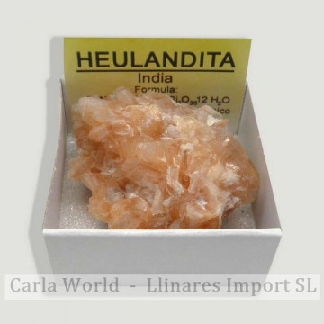 4x4 box - Heulandite - India