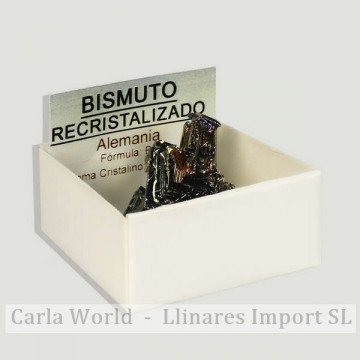 Cajita 4x4 - Bismuto recristalizado - Alemania