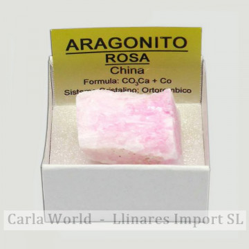 Cajita 4x4 - Aragonito rosa - China