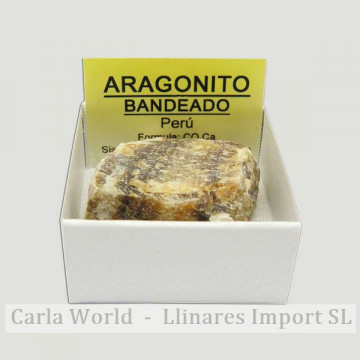 4x4 box - Banded Aragonite...