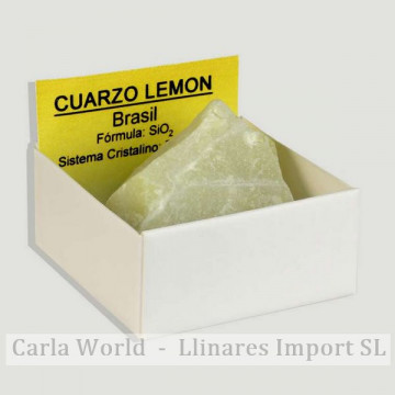 Cajita 4x4 - Cuarzo Lemon - Brasil