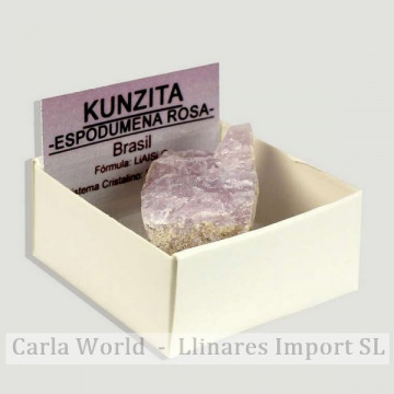 4x4 box - Spodumera Kunzite...