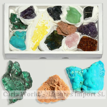 Caja minerales surtidos....