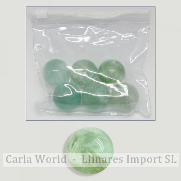 Bolas 25mm Fluorita verde