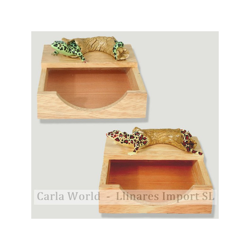 Porta-cartões Lagarto Tronco Dentro Porta-cartões Lagarto Tronco Dentro