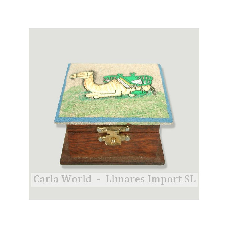 Caja arena. 8x8cm Caja arena. 8x8cm