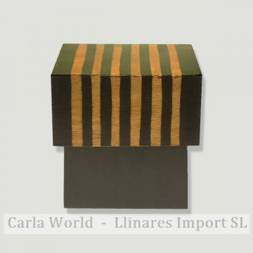 Caja mad rayas 15cm