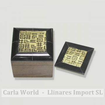 Posavasos madera y hueso Nº2 8cm