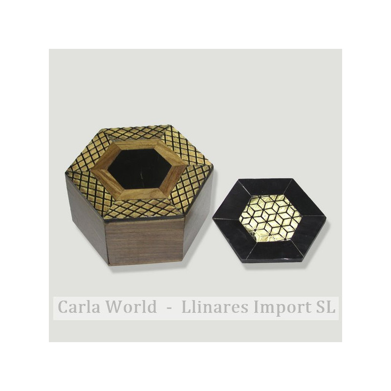 Set posavasos hueso madera. 10cm Set posavasos hueso madera. 10cm