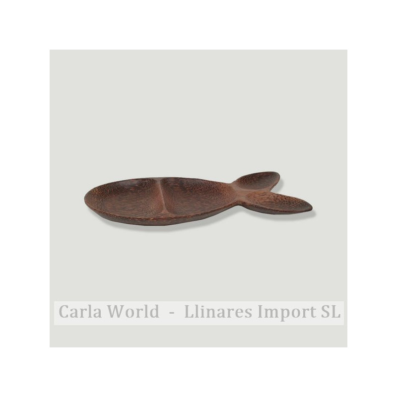 Bandeja madera coco. 30 cm Bandeja madera coco. 30 cm