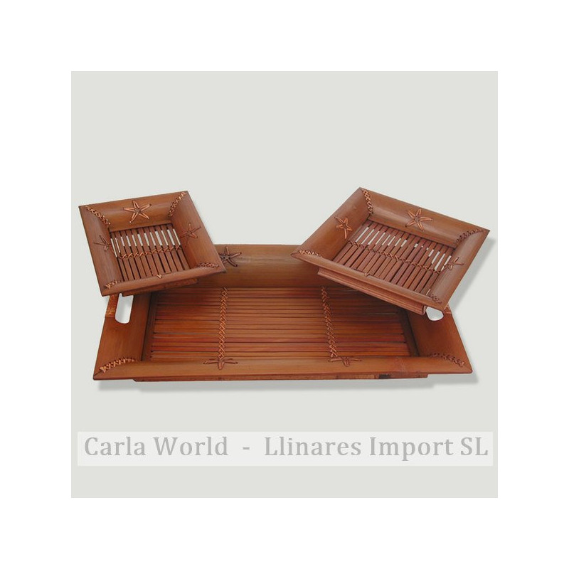 Set/3 bandejas mod01 48,26,22cm Set/3 bandejas mod01 48,26,22cm