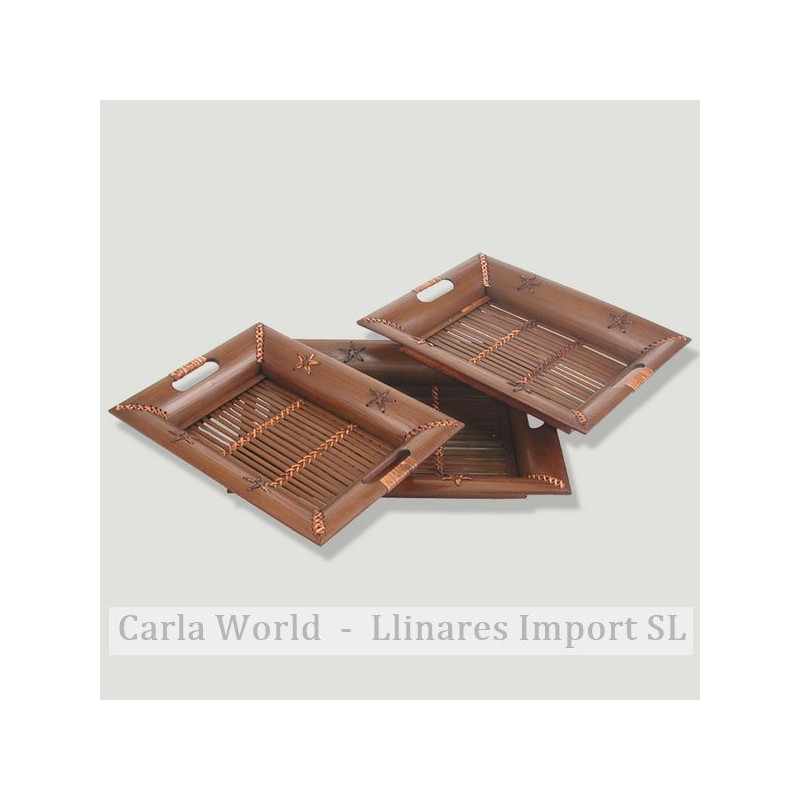 Set/3 bandejas mod.04 38,35,22cm Set/3 bandejas mod.04 38,35,22cm