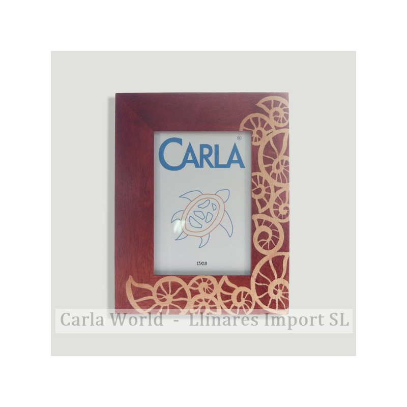 Marco foto mod caracola rojo 21x26cm Marco foto mod caracola rojo 21x26cm