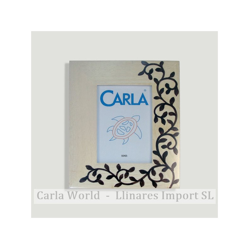 Marco foto mod hiedra blanco 18x23cm Marco foto mod hiedra blanco 18x23cm