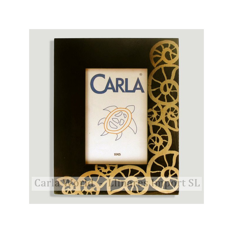 Marco foto mod caracola marron 18x23cm Marco foto mod caracola marron 18x23cm