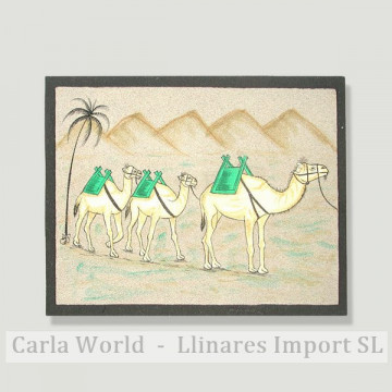 Panel mad. 3 camellos 32 cm