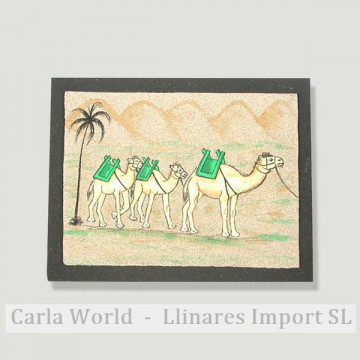 Panel madera camellos. 23 cm