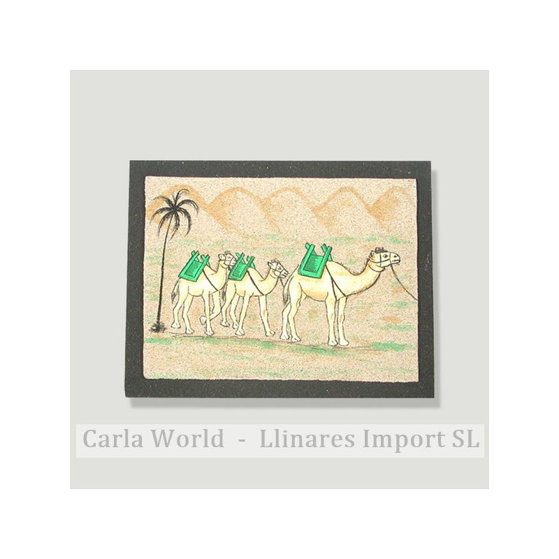 Panel madera camellos. 23 cm Panel madera camellos. 23 cm