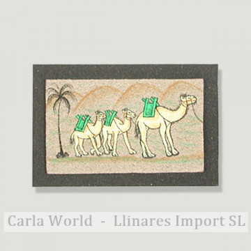 Panel madera camellos. 15 cm