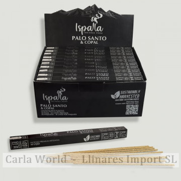 Ispalla shavings incense. Palo Santo & Copal. Box 10 stickers.