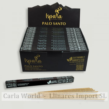 Ispalla shavings incense. Palo Santo & Eucalyptus. Box 10 stickers.
