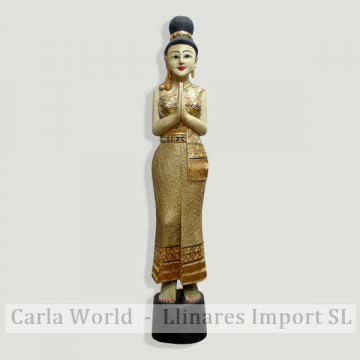 Dama Tailandesa de madera.160cm