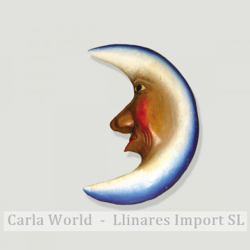 Luna madera. 28cm