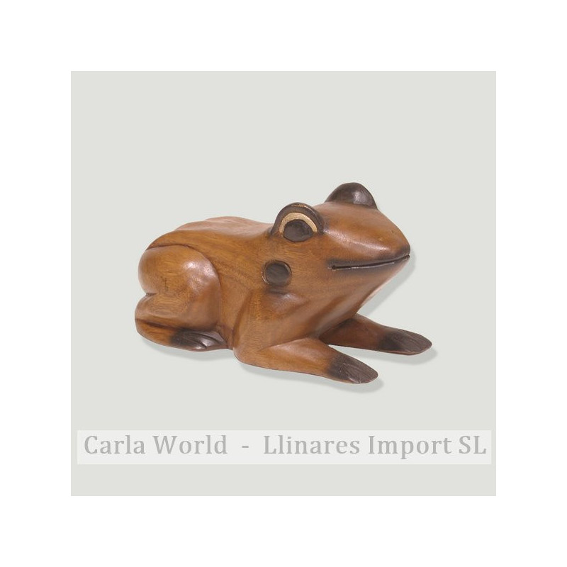 Rana madera. 12X22cm Rana madera. 12X22cm