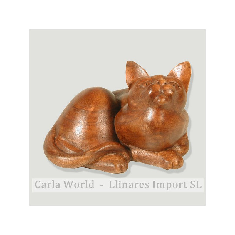 Gato Madeira Modelo 3. 30cm Gato Madeira Modelo 3. 30cm
