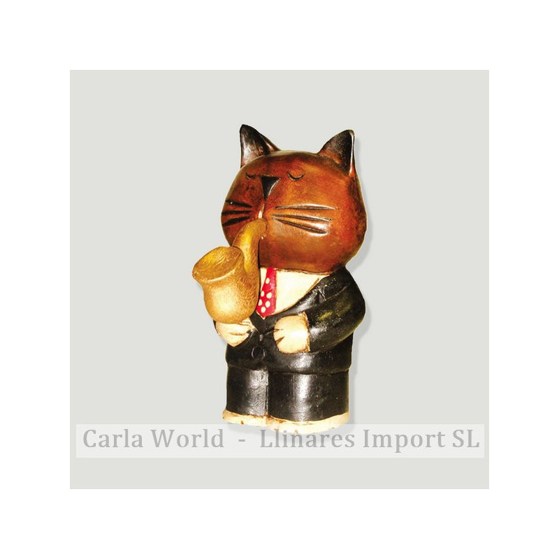 Gato madera. 11X21cm Gato madera. 11X21cm