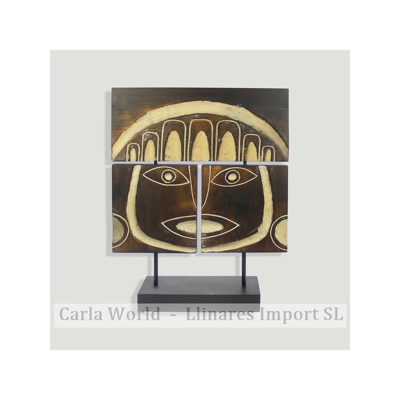 Figura Quadrado Disco México Modelo C 10x10x38cm Figura Quadrado Disco México Modelo C 10x10x38cm