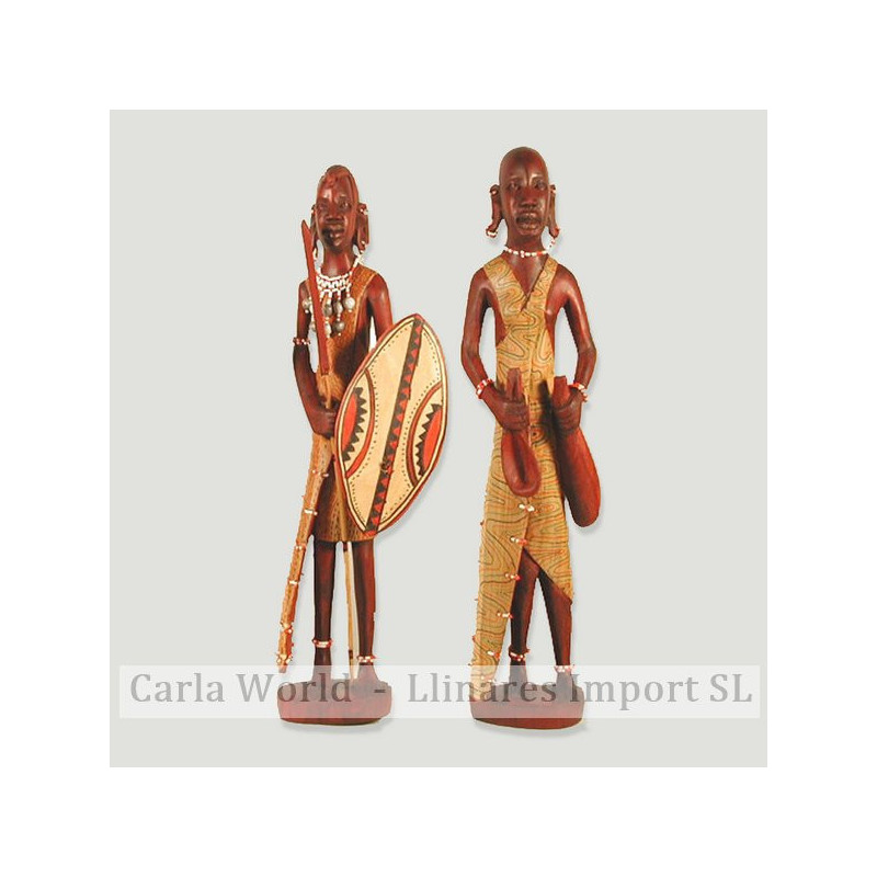 Maasai madera. 45 cm Maasai madera. 45 cm