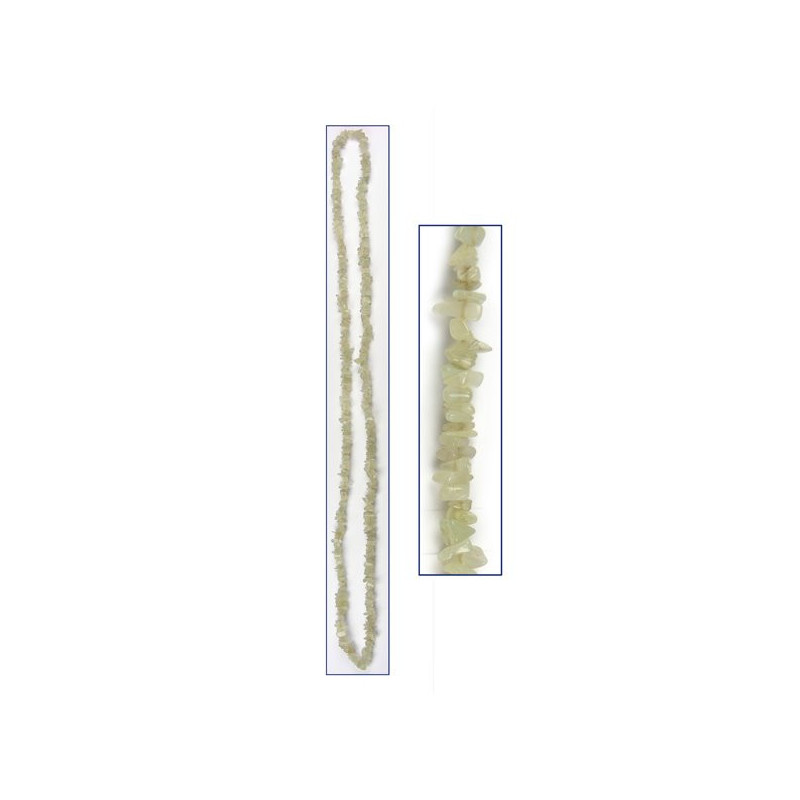 Collar chip. 70cm. Jade Claro. Collar chip. 70cm. Jade Claro.