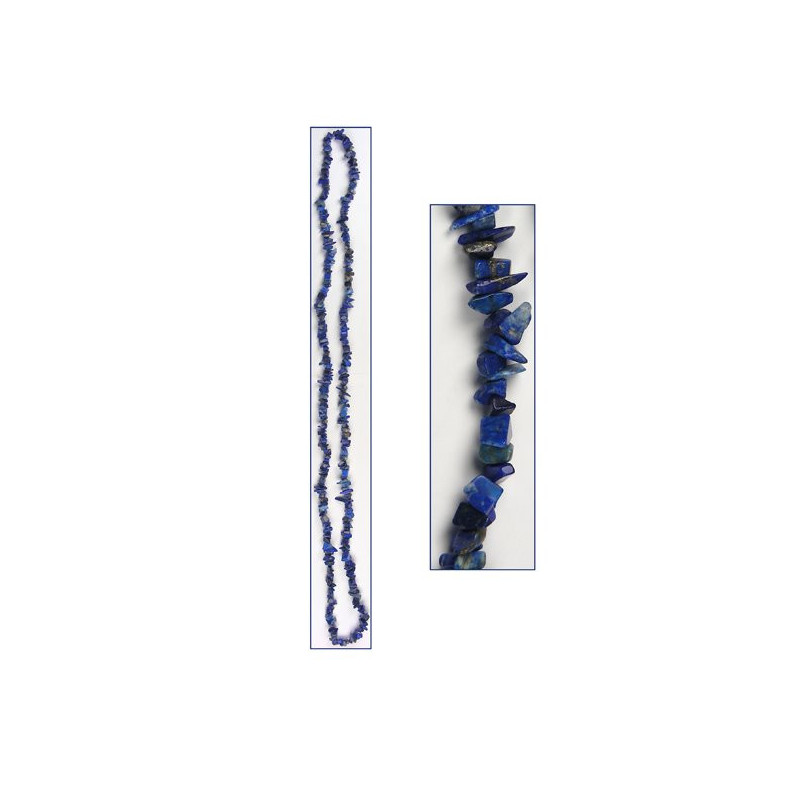 Chip necklace. 90cm. Laspislazuli. Chip necklace. 90cm. Laspislazuli.