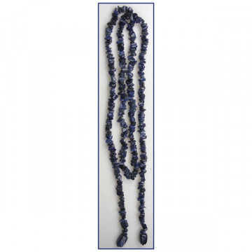 Collier puce. "Attacher". Sodalite.