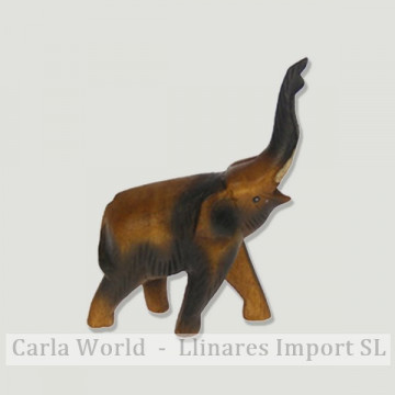 Elefante Madeira MUSICAL 25cm