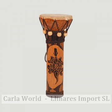 Tambor Madeira Bambu 30cm