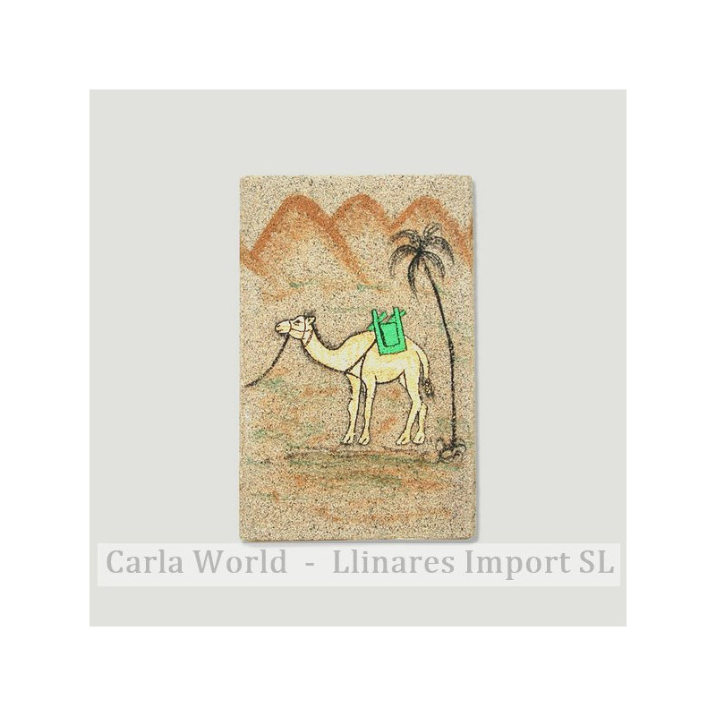Lapicero arena camello cuad 10x7cm Lapicero arena camello cuad 10x7cm