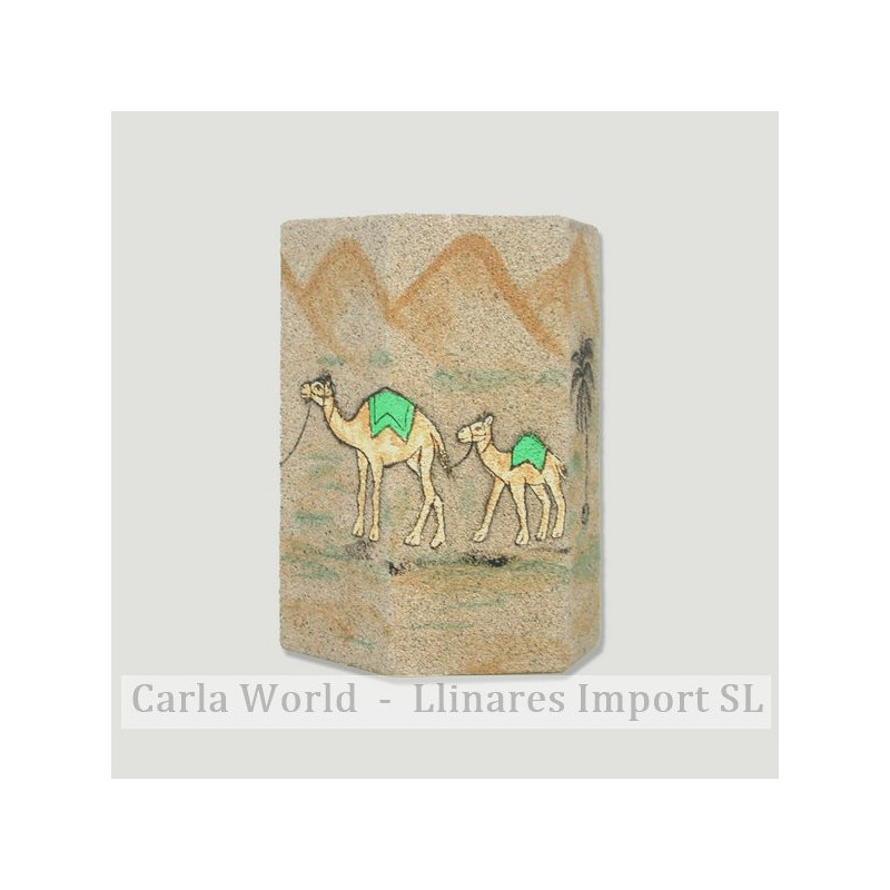 Lapicero arena 3 camellos. 10 x 7 cm Lapicero arena 3 camellos. 10 x 7 cm