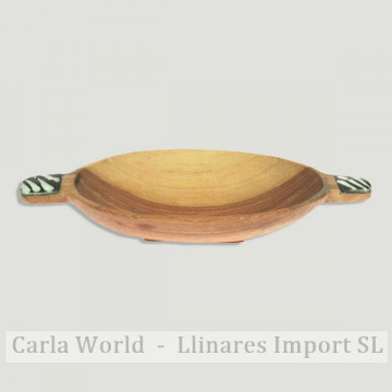 Bowl madera hueso. 20 cm