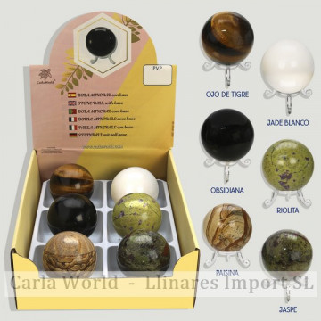 BOLA MINERAL CON BASE