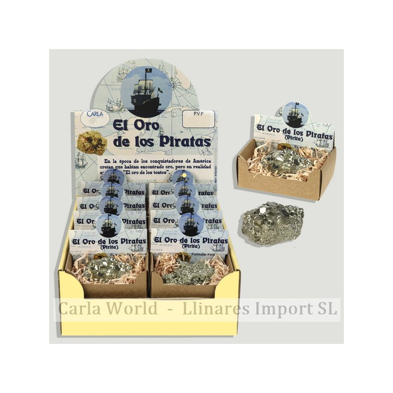 EL ORO DE LOS PIRATAS. Pirata en bruto. Presentaci�n Display EL ORO DE LOS PIRATAS. Pirata en bruto. Presentaci�n Display