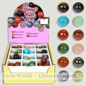 STONE BALL. Bola mineral.