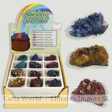 Rainbow Amethyst. Pack of 24 Amethyst